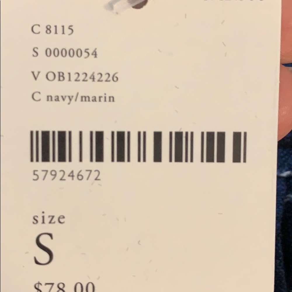 Free People, never worn, navy vest - Picture 4 of 4